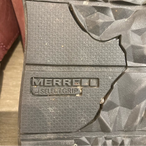 MERRELL Sz 9 Around Town Thong Slip On Neutral Colour Block Sandals - Picture 12 of 14